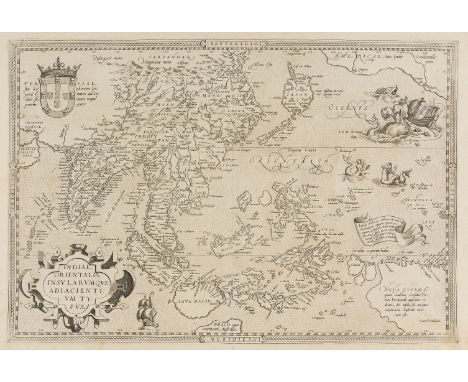 Southeast Asia.- Ortelius (Abraham) Indiae Orientalis Insularumque Adiacientium Typus, map of southern Asia from India across