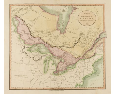 NO RESERVE Canada.- Cary (John) A New Map of Upper & Lower Canada; A New Map of Nova Scotia, Newfoundland &c., two maps of Ca