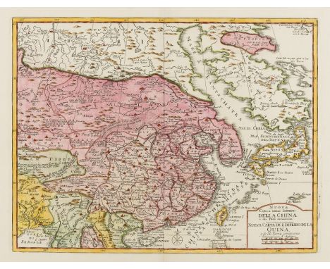 China, Korea & Japan.- Tirion (Isaac) Nuova Carta dell' Imperio della China e dei Paesi Circonvicini / Nieuwe Kaart van t Kei
