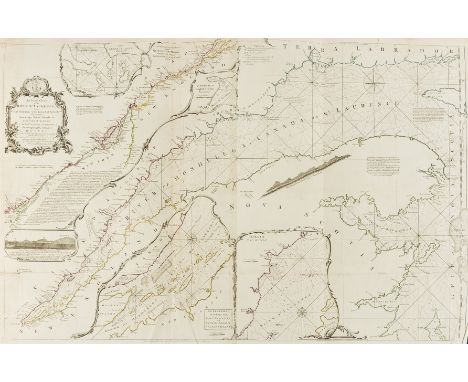 Canada.- Jefferys (Thomas) An Exact Chart of the River St. Laurence, from Fort Frontenac to the Island of Anticosti Shewing t