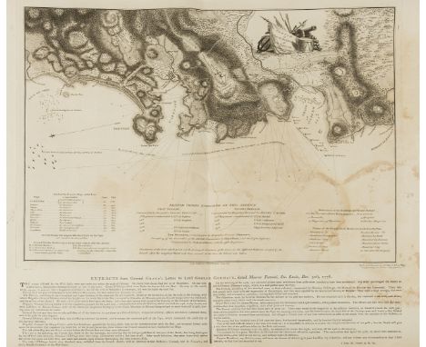 Caribbean.- Battle of St. Lucia.- Faden (William) Sketch of Part of the Island of Ste. Lucie, map by Lt. G.V. Hart, assistant