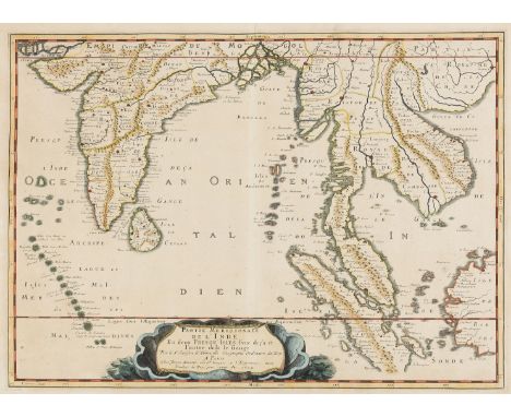 Asia.- Sanson (Nicolas) Partie Meridionale de l'Inde en Deux Presqu'Isles, l'une deca et l'autre dela le Gange..., map of sou