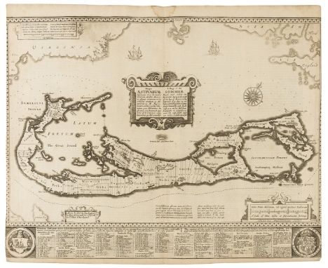 Bermuda.- Speed (John) A Mapp of the Sommer Ilands once called the Bermudas... / Mappa Aestivarum Insularum..., map showing t