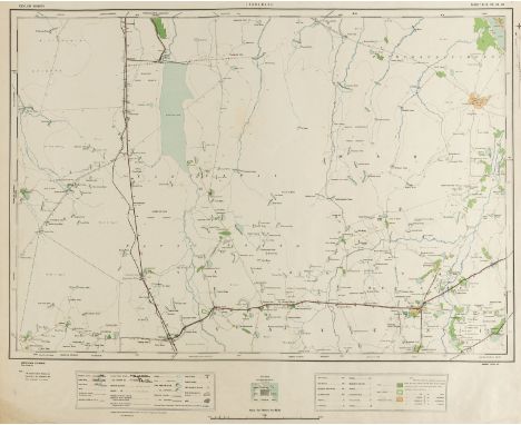 Sri Lanka.- Survey Department of Ceylon (publishers) 60 Ordnance Survey maps of Sri Lanka, on a scale of one inch to one mile