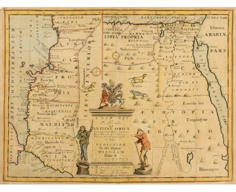 NO RESERVE Africa.- Vaugondy (Robert de) Afrique Divisee en ses Principaux Empires et Royaumes, map of the African continent 