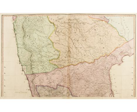 India.- Faden (William) A Map of the Peninsula of India from the 19th Degree North Latitude to Cape Comorin, impressive two s