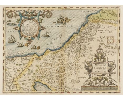 Holy Land.- Palestine.- Ortelius (Abraham) Palestinae Sive Totius Terrae Promissionis Nova Descriptio Auctore Tilemanno Stell