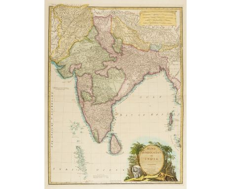 India.- Wyld (James) Hind, Hindoostan, or India By L.S. de la Rochette ..., detailed map of the Indian continent including Sr