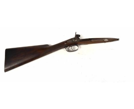 Stock for a 12-bore hammer action side by side shotgun made by Westley Richards