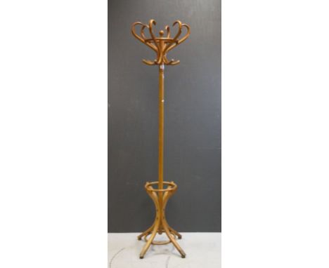 Bentwood Hat, Stick and Cloak Stand, 194cms high