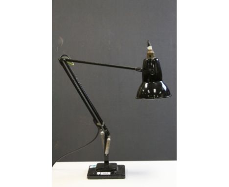 Mid 20th century Retro Industrial Black Herbert Terry Anglepoise Desk Lamp 