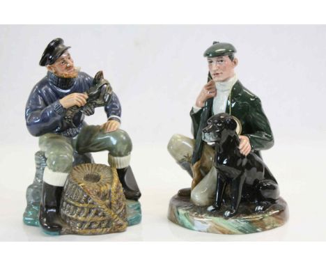 Two Royal Doulton ceramic figurines, "The Lobster Man" HN2317 &amp; "The Gamekeeper" HN2879