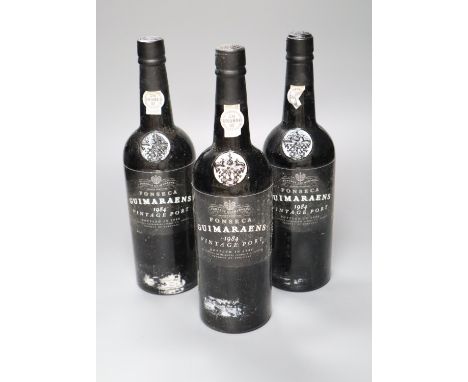 Six bottles of Fonseca Guimaraens 1984 vintage Port