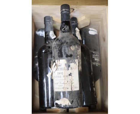 Four bottles of Skeffington 1994 vintage Port and two others