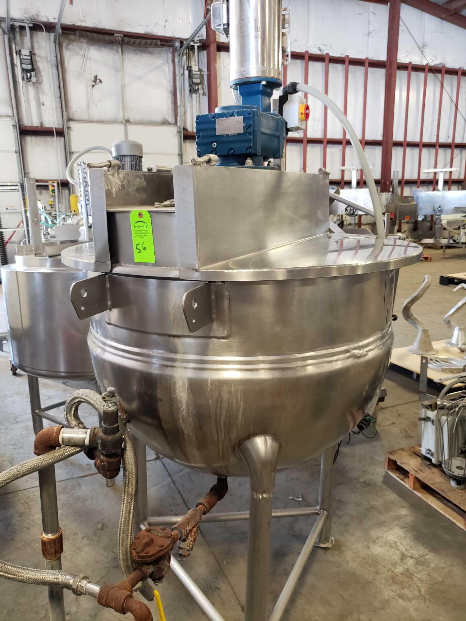 Hamilton stainless 100 gallon mixing kettle. Should you need assistance ...