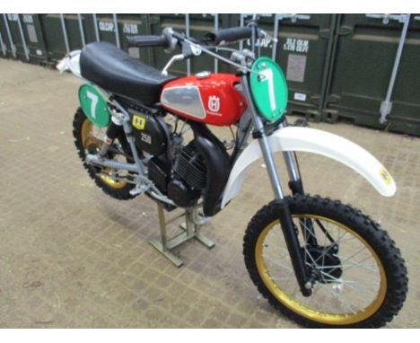 A Husqvarna CR 250 1978, twin shock, engine no. 20651790, chassis no. ML24247, fully restored with paperwork and schedule 