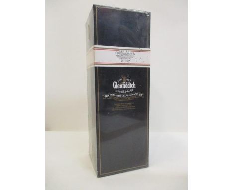 One bottle of Glenfiddich Scotch Whisky, limited Centenary edition no 03902 out of 12,000, boxed and sealed, 75cl 