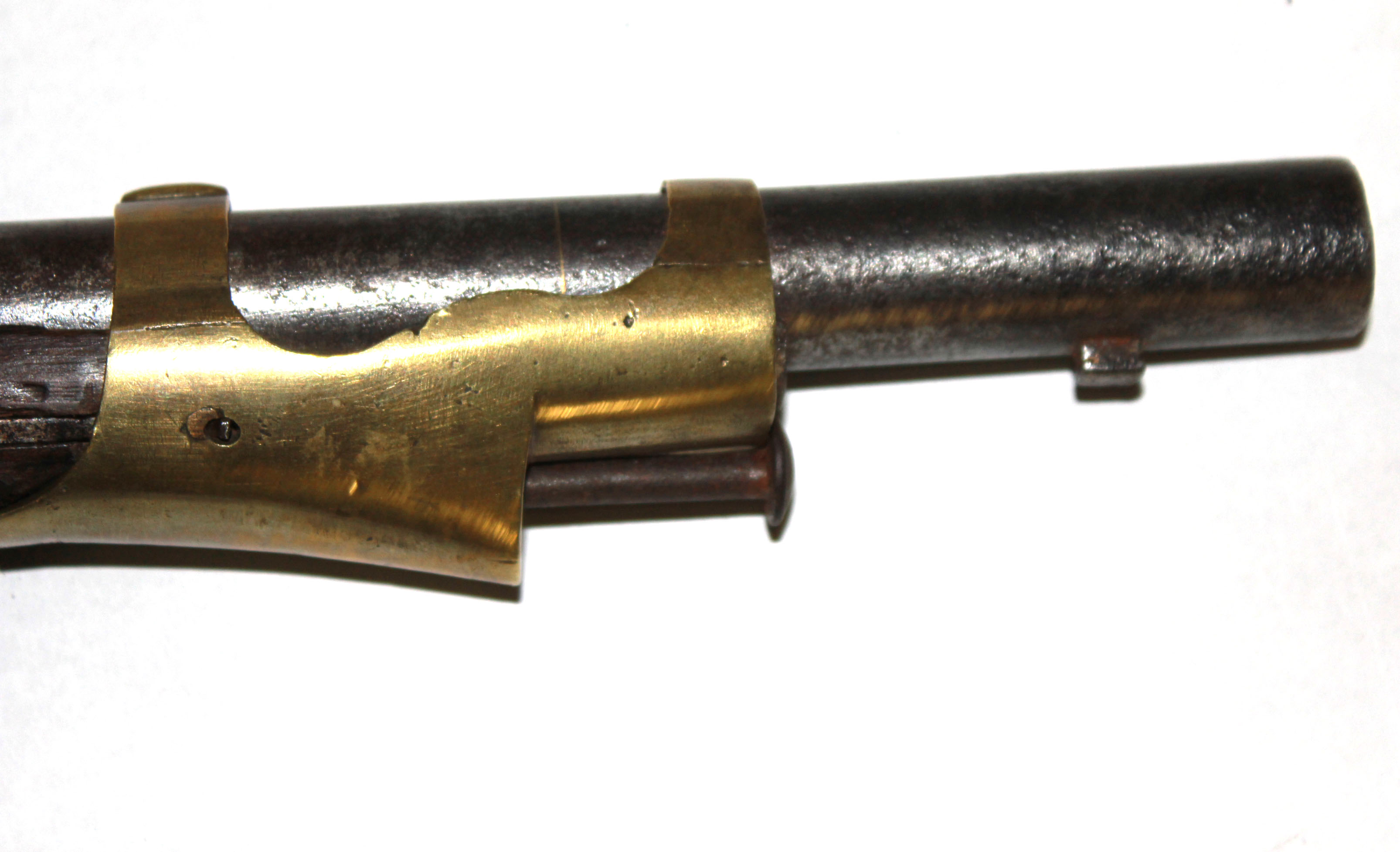 WATERLOO PERIOD FLINTLOCK RIFLE Believed to be a French CHARLEVILLE