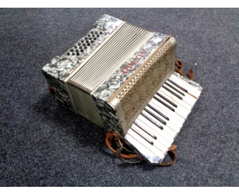 A 20th century Alvari piano accordion. 