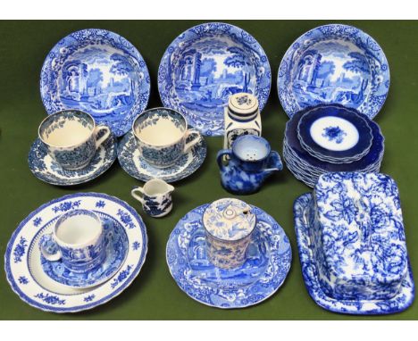 Parcel of various Blue and White china including Delft, Spode etc

All in used condition, unchecked 