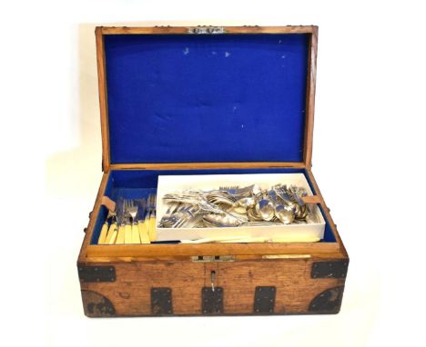 A Victorian Silver Part Table-Service, by John James Whiting, London, 1843, 1844, 1854 and 1855, Single-Struck Albert pattern