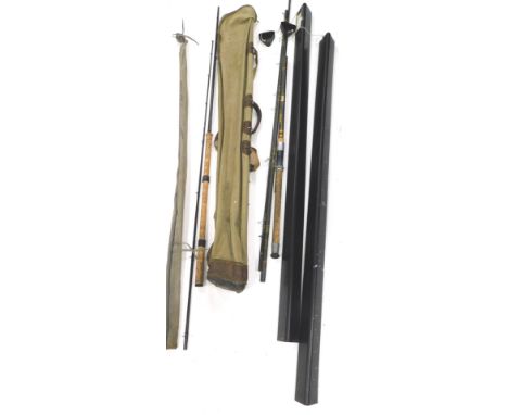 Various fishing rods, Drennan 11ft 6 Medium Feeder, 11ft Light Feeder, etc. (a quantity, cased)