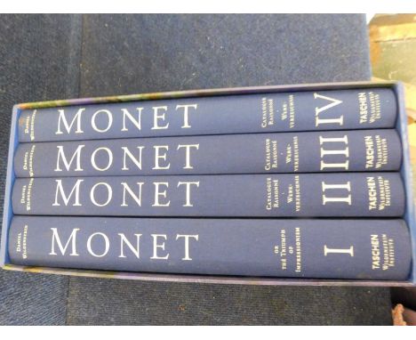 Daniekl WILDENSTEIN, "Monet", 4 vols in slip case and external carton.