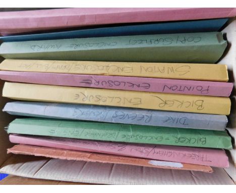 Box: Large quantity of various original documents relating to enclosures including Pointon, Surfleet, Newton, miscellaneous a