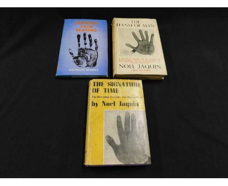 NOEL JAQUIN: 2 Titles: THE HAND OF MAN, London, Faber &amp; Faber, 1933 first edition, original cloth d/w (price clipped and 