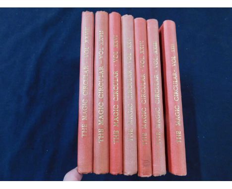 THE MAGIC CIRCULAR, A Monthly Review of the Magic Art, Volumes 22, 23, 24, 25, 26, 27 and 28 (7)