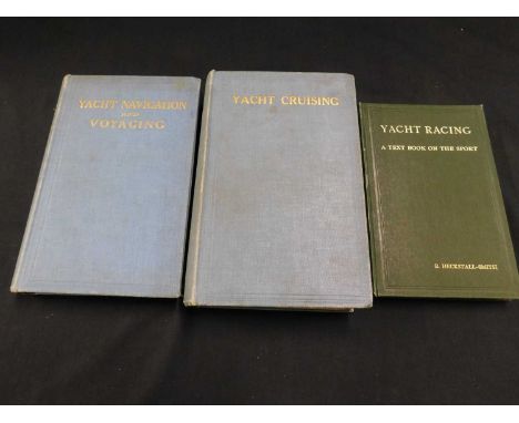 CLAUD WORTH: 2 Titles: YACHT CRUISING, London, J D Potter, 1926 third edition, revised and corrected, original cloth gilt, YA