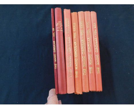 THE MAGIC CIRCULAR, A Monthly Review of the Magic Art, Volumes 30, 31, 32, 33, 34, 36 and 38