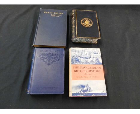 Four various Naval interest volumes: S Eardley-Wilmot "Our Navy for a Thousand Years", 1899, first edition, Charles N Robinso