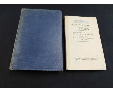 SIR WINSTON LEONARD SPENCER CHURCHILL: 2 Titles: ARMS AND THE COVENANT, London, George G Harrap, 1938 first edition, original