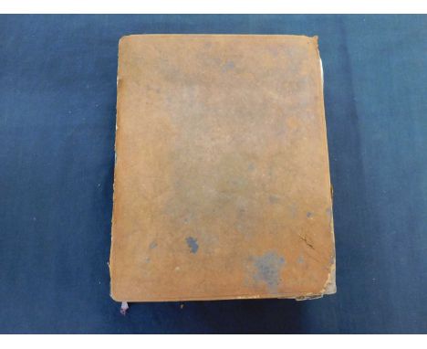 Victorian album with assorted cookery recipe cuttings together with a good quantity of manuscript pages of a legal nature, 4t