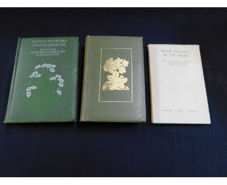 F KINGDON-WARD: PLANT HUNTING IN THE WILDS, London, Figurehead, [1931], first edition, original cloth d/w, plus HAROLD STUART