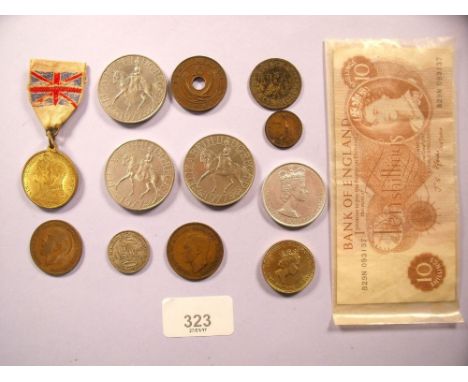 Miscellaneous collection including Tunbridge Wells celebration for George V and Queen Mary medal, souvenir medal National Pla