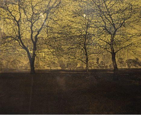Phil Greenwood (b.1943), Dusk Light, print, signed and numbered 70 of 75, dated 1972, 39cm x 47cm, framed