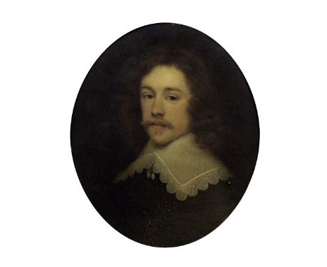 Cornelis Jonson van Ceulen (London 1593-1661 Utrecht), and StudioPortrait of a gentleman, in armour with a white lace collar 