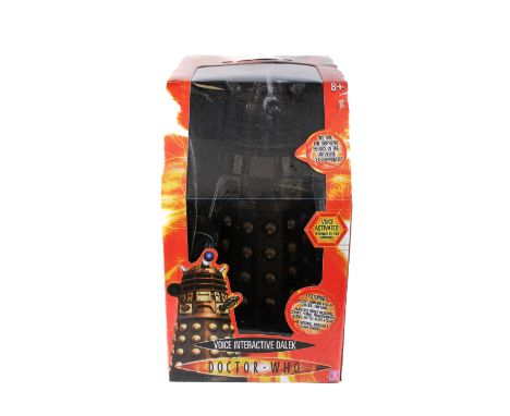 A Product Enterprise Doctor Who Voice Interactive Dalek, boxed.  Condition Report: Includes the controller
