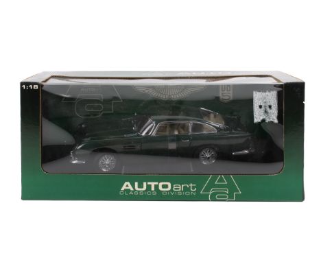 An AUTOart 1:18th Scale Aston Martin DB 5. In the original box