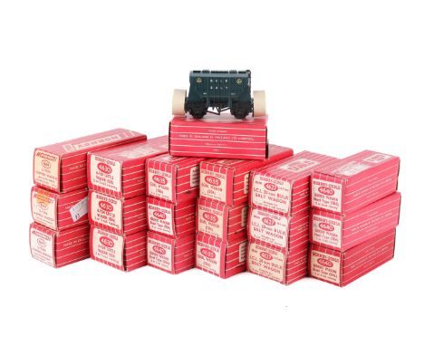 Nineteen boxed Hornby Dublo 00 gauge wagons. Comprising five 4640 Goods Wagons 'Steel Type', three 4630 8-Ton Cattle Wagons, 