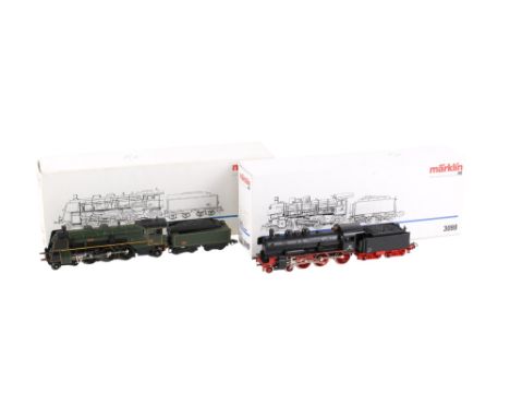 Two late 20th century Marklin HO gauge model steam locomotives. Consisting of BR 038 #3099 and Serie 231 A #3317, both boxed.