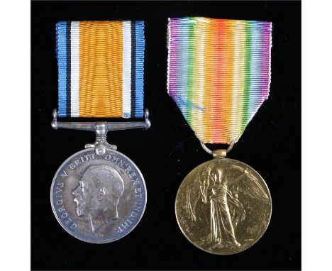 First World War pair of medals, British War medal and Victory medal ( N.C. HAMMOND), (2)