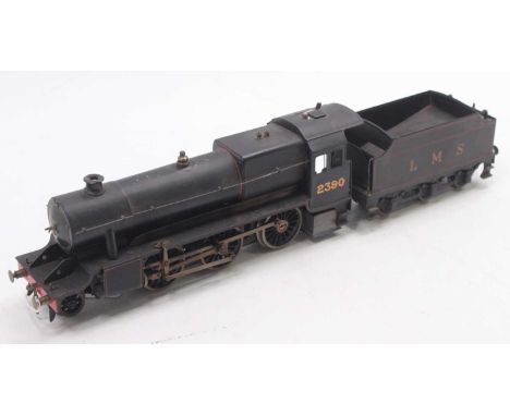 Bassett-Lowke 0 gauge Super Enterprise live steam 2-6-0 Mogul loco, in LMS lined black, no.2390, lightly used example, in exc