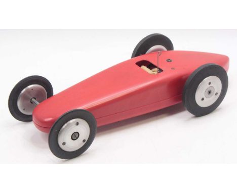 Modern replica of a 5cc 'Terry Special' Tether Car. Correct GRP pan and body with aluminium reinforcement. Spur Drive with Mc