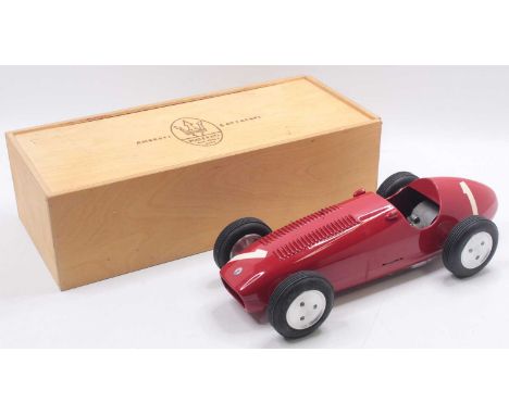 Very rare limited edition from 2000 pieces of an Ambrosi Gattafoni Maserati tether car. Modelled on the 1957/58 250F this car