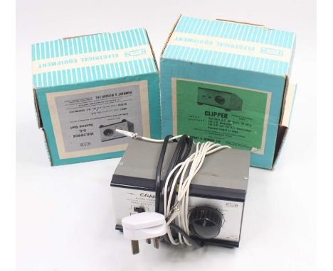 Two Hammant &amp; Morgan controllers – offered as seen, unchecked and without PAT test labels. Buyers are advised to have the