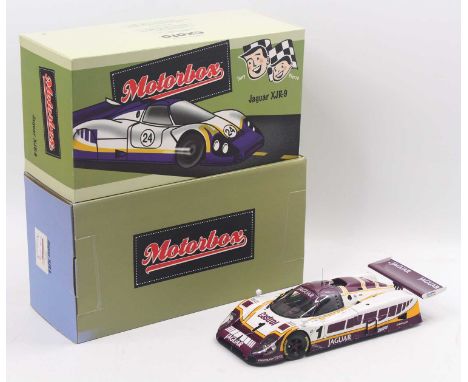 Exoto Motobox 1/18 scale diecast model of a No.MTB00102 Jaguar XJR-9LM 1988 Le Mans 24 Hours Winner as driven by Martin Brund