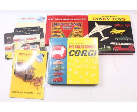 A box containing a quantity of various collectors' catalogues and books to include; Mint and Boxed Summer Catalogue 1989, Hor